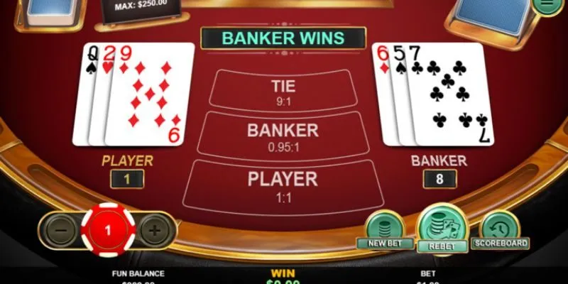 Cách chơi baccarat qua các phiên bản game hấp dẫn